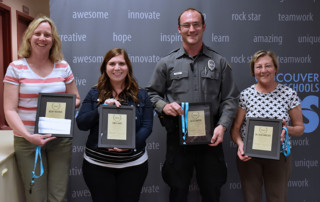 April 2018 Employee Excellence Award winners