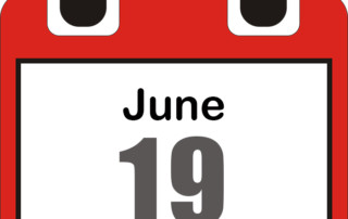 Calendar graphic: June 19