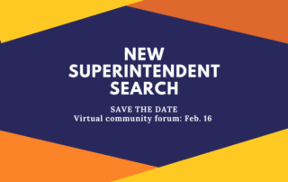 New superintendent search: save the date